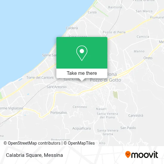 Calabria Square map