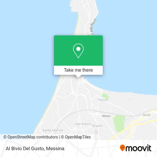 Al Bivio Del Gusto map