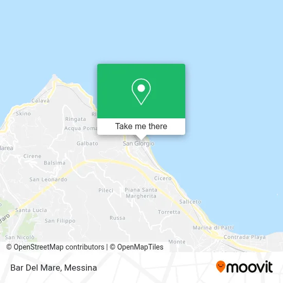 Bar Del Mare map