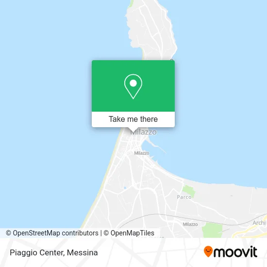 Piaggio Center map
