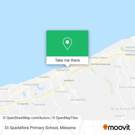 Di Spadafora Primary School map