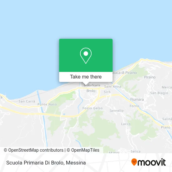 Scuola Primaria Di Brolo map