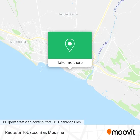 Radosta Tobacco Bar map