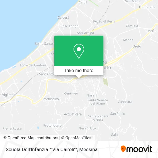 Scuola Dell'Infanzia ""Via Cairoli"" map