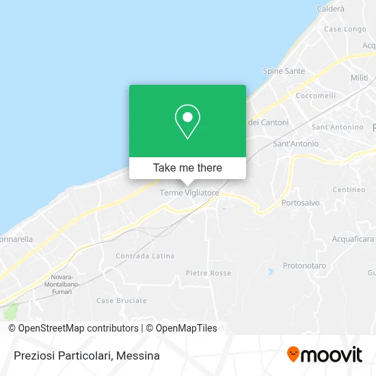 Preziosi Particolari map