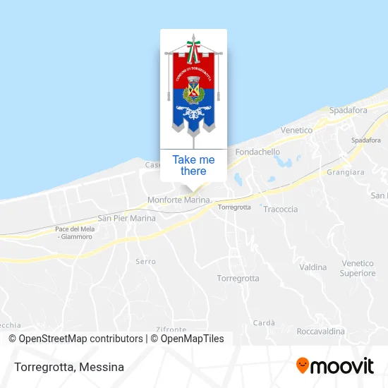 Torregrotta map