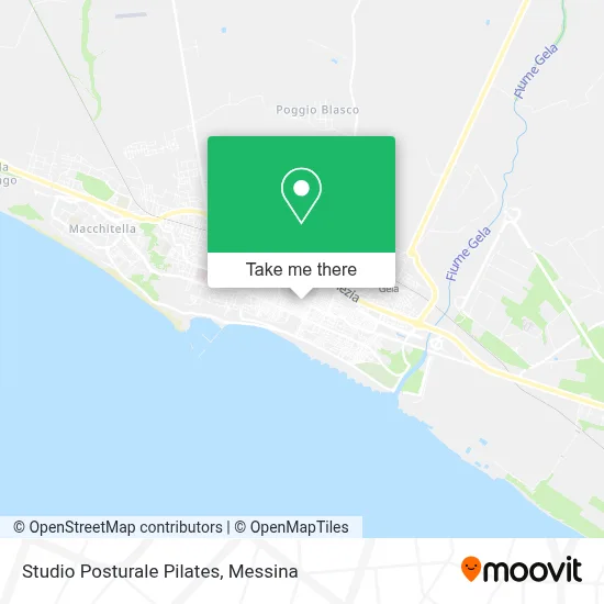 Postural Pilates Studio map