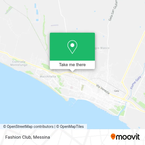 Moda Club map