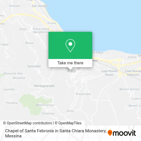 Chapel of Santa Febronia in Santa Chiara Monastery map