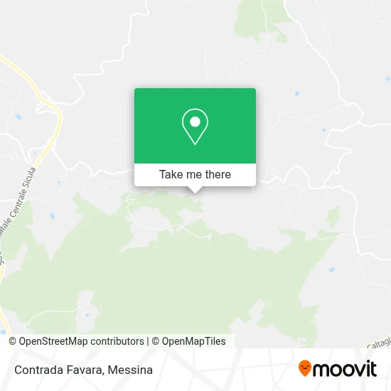 Contrada Favara map