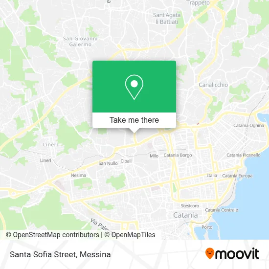 Santa Sofia Street map