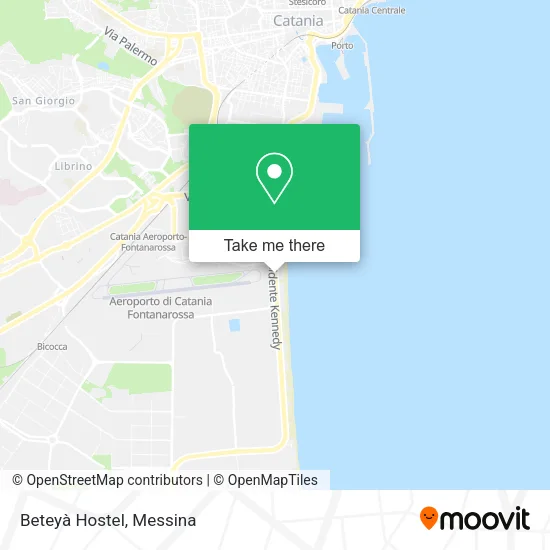 Beteyà Hostel map