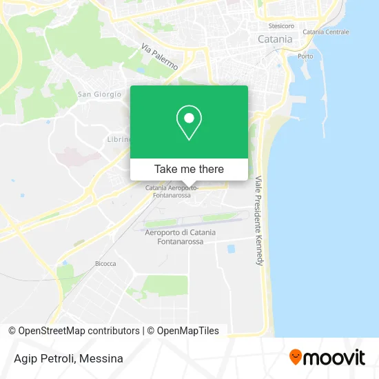 Agip Petroli map