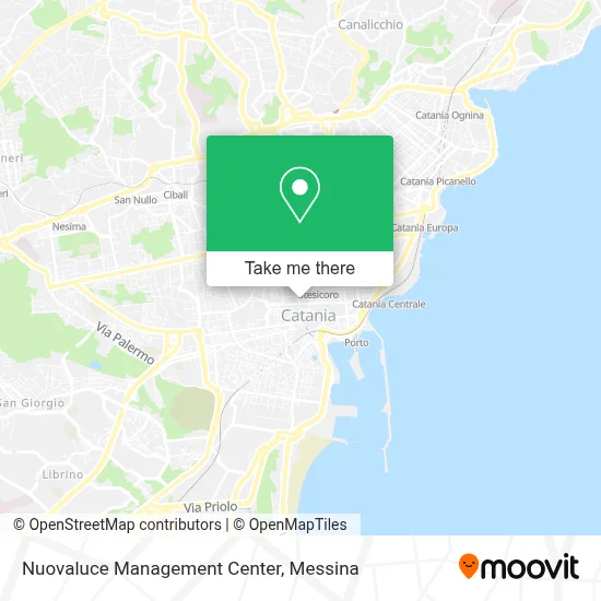 Nuovaluce Management Center map