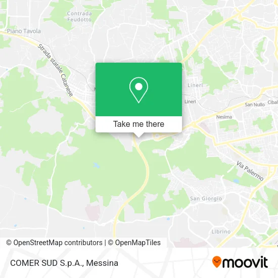 COMER SUD S.p.A. map