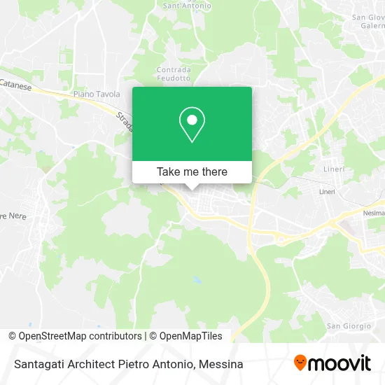 Santagati Architect Pietro Antonio map