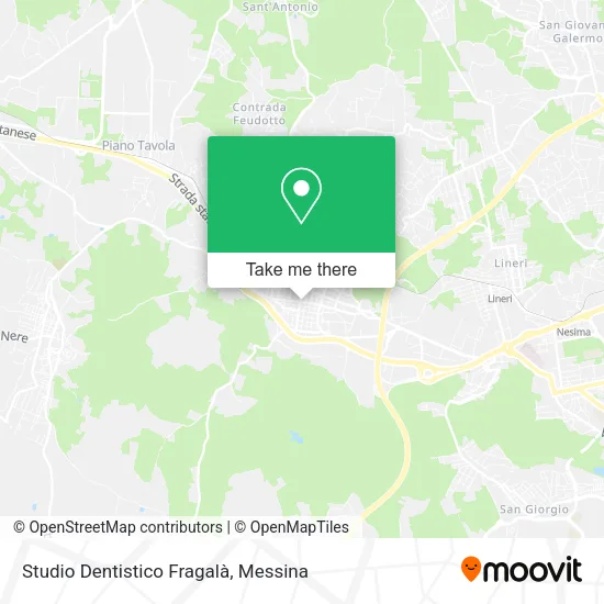 Studio Dentistico Fragalà map