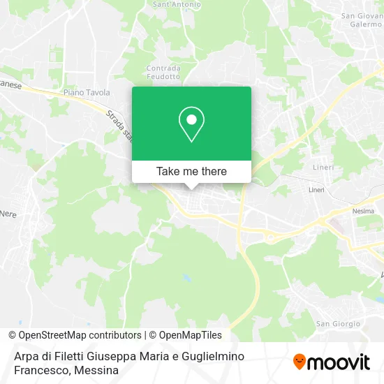 Arpa di Filetti Giuseppa Maria e Guglielmino Francesco map