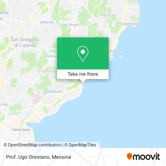 Professor Ugo Orestano map