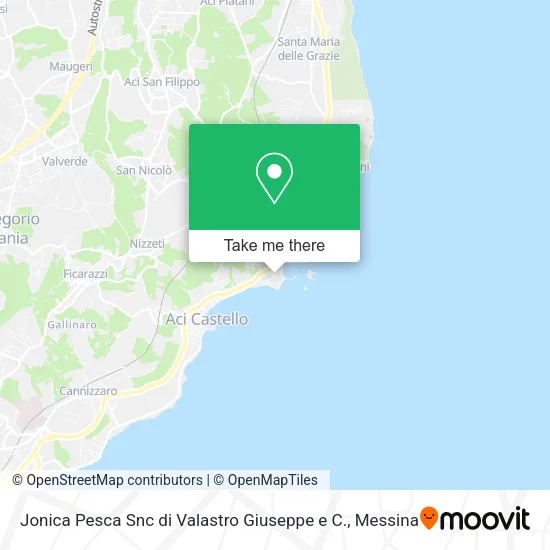 Jonica Pesca Snc di Valastro Giuseppe e C. map