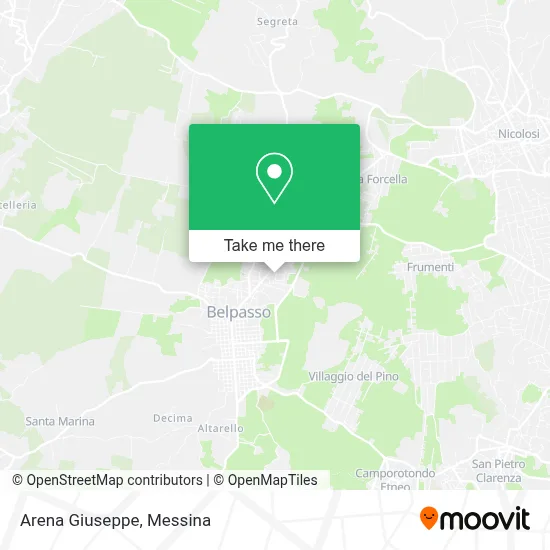 Arena Giuseppe map