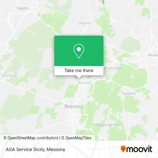 ASA Service Sicily map