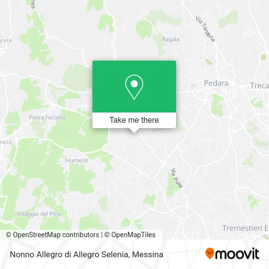 Nonno Allegro di Allegro Selenia map