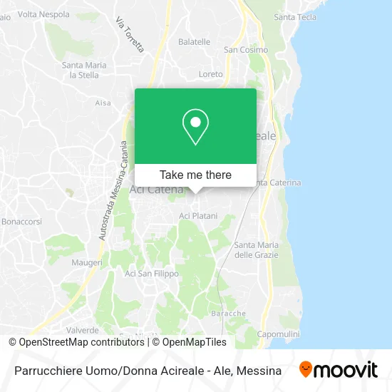 Parrucchiere Uomo / Donna Acireale - Ale map