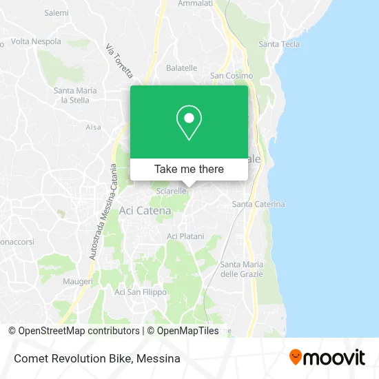 Comet Revolution Bike map