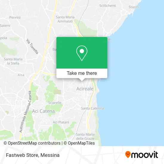 Fastweb Store map