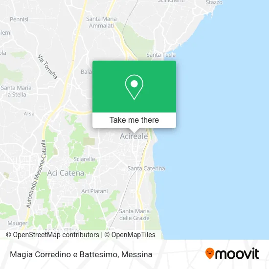 Magia Corredino e Battesimo map