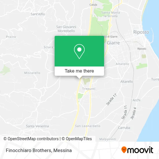 Finocchiaro Brothers map