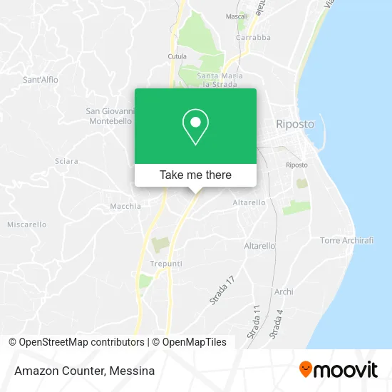 Amazon Counter map