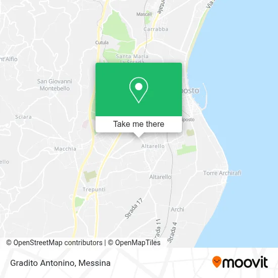 Gradito Antonino map