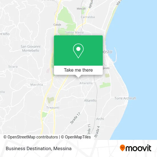 Business Destination map