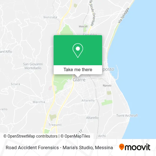 Road Accident Forensics - Maria's Studio map