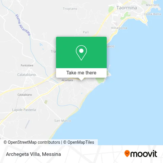 Archegeta Villa map