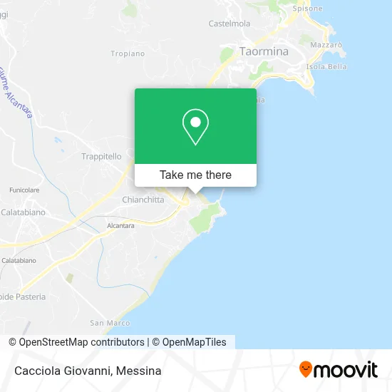 Cacciola Giovanni map