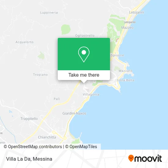Villa La Da map