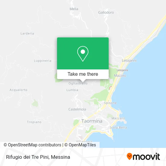 Rifugio dei Tre Pini map