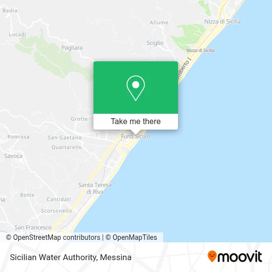 Sicilian Water Authority map