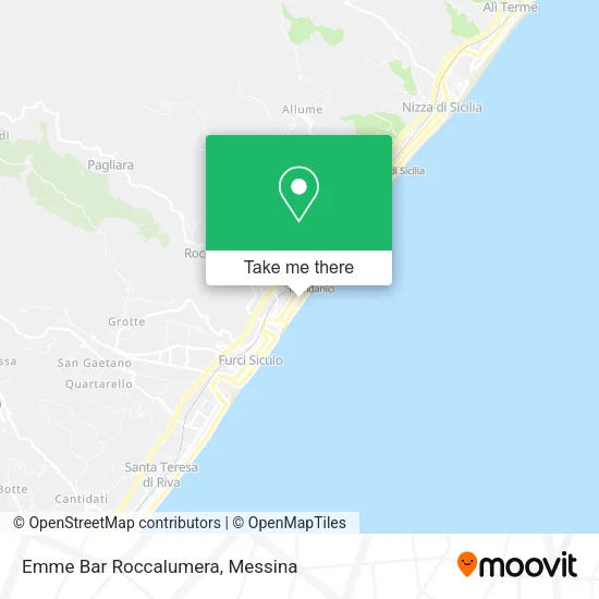 Emme Bar Roccalumera map