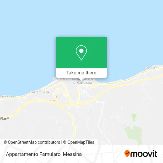 Appartamento Famularo map
