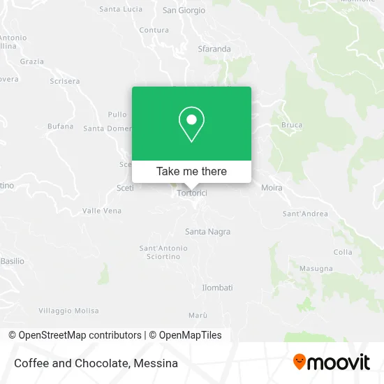 Coffee and Chocolate map