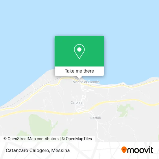 Catanzaro Calogero map