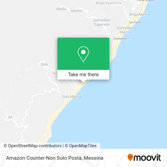 Amazon Counter-Non Solo Posta map