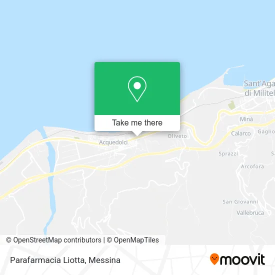 Parafarmacia Liotta map
