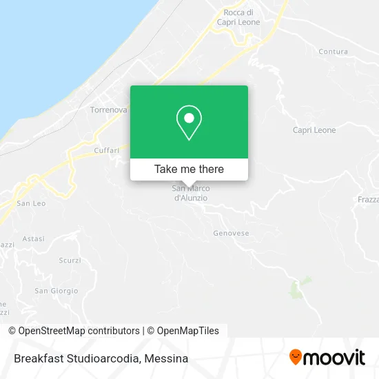 Breakfast Studioarcodia map