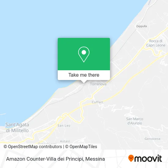 Amazon Counter-Villa dei Principi map