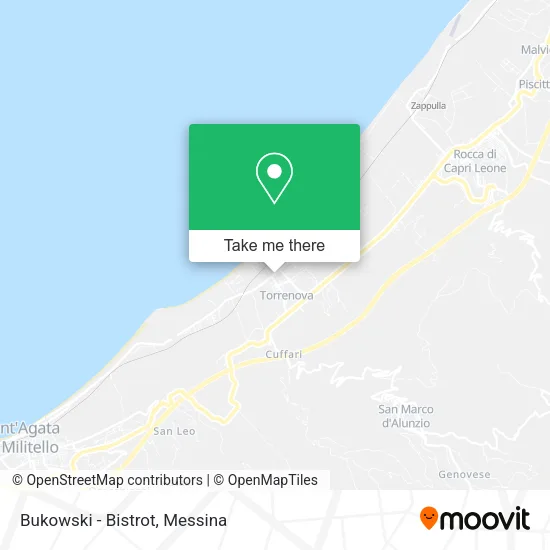 Bukowski - Bistrot map
